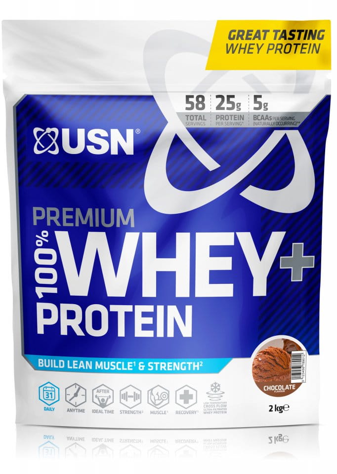 Суроватъчен протеин на прах USN 100% Premium 2 кг wheytella