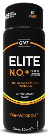 Stimulants de pré-entraînement QNT NO+ Elite (Pre-workout) 80 ml shot